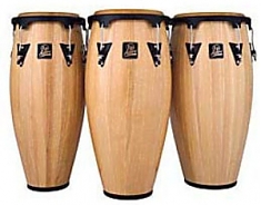 Congas Latin Percussion Aspire natural wood этнические барабаны из сиамского дуба в аренду